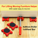 Furniture Moving Transport Roller Set (5 Pcs)