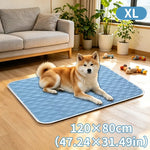 KEMORELA 2PCS Dog Cooling Mat Summer Pet Cold Bed Extra Large For Small Big Dogs Pet Accessories Training Mat Washable Mat