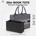 Felt Purse Organizer Insert Fits Book Tote Bag Large Medium Handbag Shaper Liner Multi Pockets Zipper Storage Makeup Accessories