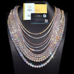 Wholesale Geometric Shiny Plain Micro Pave 5A Zirconia CZ Moon Shaped Chain Choker Necklace Gold Color Fashion Women Jewelry Set