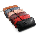 Fashion Wallet Woman Long Clutch PU Leather Hand Bag Large Capacity Card Holder Zipper Coin Purse Money Bag for Ladies