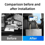 1/2/4pcs Car Seat Headrest Hook 4 Pack Hanger Storage Organizer Universal for Handbag Purse Coat Fit Universal Vehicle