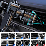 Universal Car Phone Holder with Ventilation Hook for 360 Degree Rotation Installation Anti Shake Supports All Phone Xiaomi