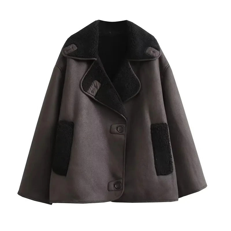MUJER 2025 Woman Thick Faux Leather Jackets for Women Autumn