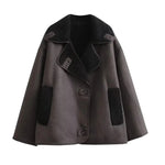 MUJER 2025 Woman Thick Faux Leather Jackets for Women Autumn