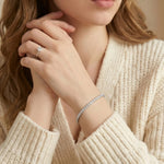 Wholesale Geometric Shiny Plain Micro Pave 5A Zirconia CZ Moon Shaped Chain Choker Necklace Gold Color Fashion Women Jewelry Set