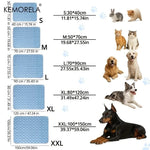 KEMORELA 2PCS Dog Cooling Mat Summer Pet Cold Bed Extra Large For Small Big Dogs Pet Accessories Training Mat Washable Mat