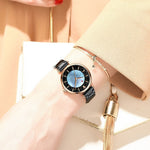 Steel Women Bracelet Watches Female Waterproof Clocks Relogio