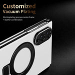 Case for Samsung Galaxy Z Fold 8 Ultra Fold 8 7 6 5 4 Magnetic Hinge Protection with Screen Protector Rotate Ring Holder Cover