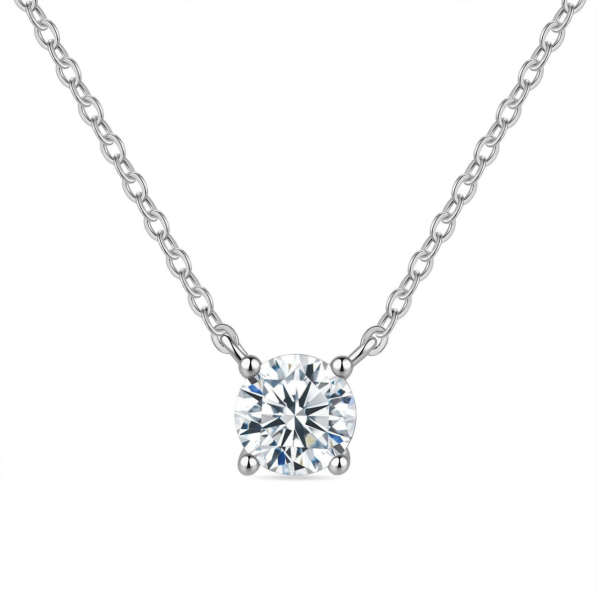 OIYIY 1-3ct Moissanite Necklace 925 Sterling Silver D VVS1 GRA Certified Lab Grown Diamond Luxury Fine Jewelry Wedding Gift
