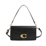 26 New Niche Bag Women's Premium Texture Solid Color Simple and Versatile Small Square & Commuter Multi-Compartment Shoulder Bag