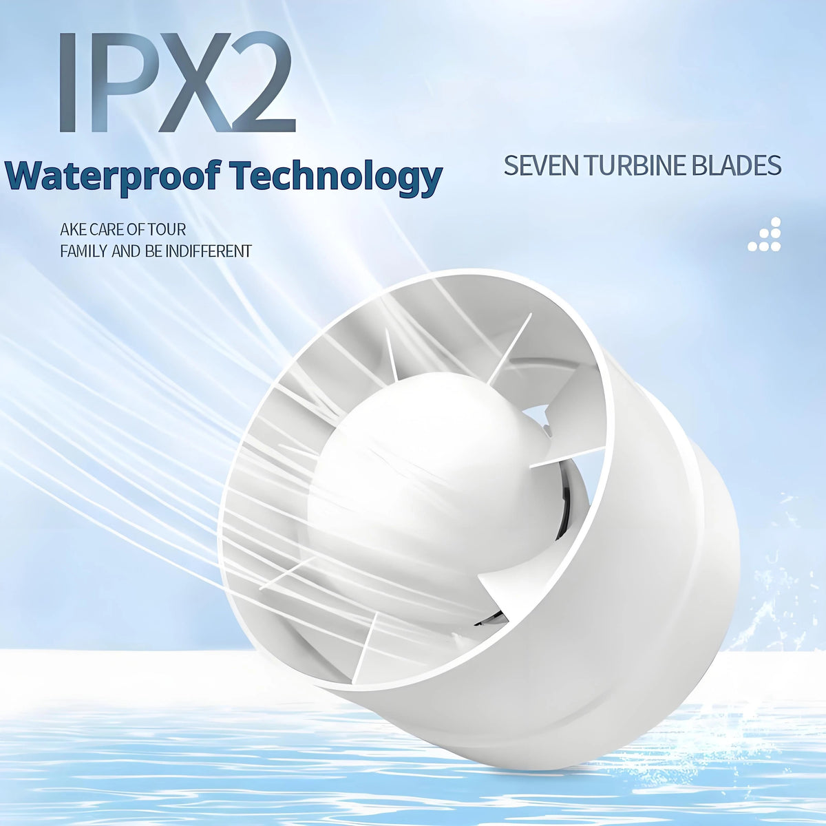4/5 inch 220V EU Silent Ventilation Air Vents