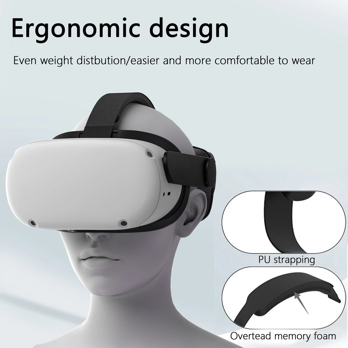 Design Head Strap Accessories Compatible With Quest 2