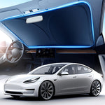 Portable Car Sunshade Protective Curtains, High-Quality Fabric, Easy to Fold And Store, Flexible Sun Visors, Car Front Windshield Sunshade Covers, Fashionable Car Accessories, Sleek Design