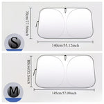 Portable Car Sunshade Protective Curtains, High-Quality Fabric, Easy to Fold And Store, Flexible Sun Visors, Car Front Windshield Sunshade Covers, Fashionable Car Accessories, Sleek Design