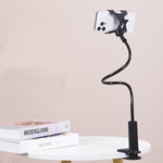 Lazy Bedside DesktopMobile Phone Clamp Bracket Flexible