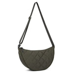 Waist Half Moon Belt Bag Solid Color Crossbody Bag Large Capacity