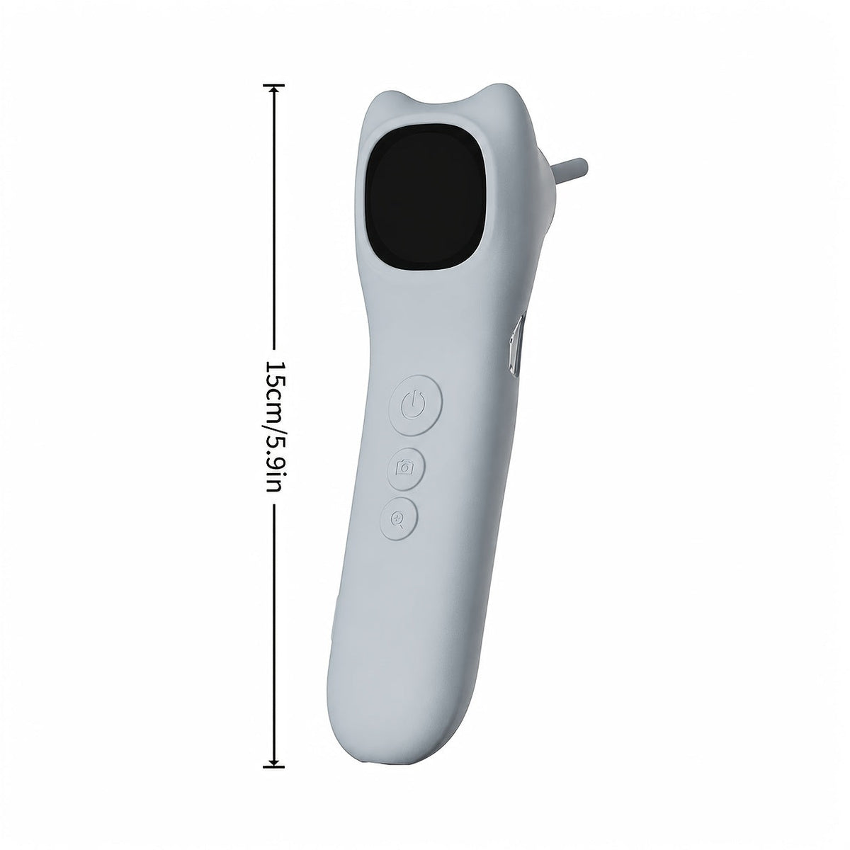 [1080P] 4-In-1 Pet Camera, Smart Detector For Pet Home Use, 1080P HD Ear Camera, See Inside Clearly With 4X Zoom, 12 Extra Inspection Heads Suitable For Checking For Dogs & Cats Ears, Nose, Hair & Mouth, USB Charging, Dog Stuff