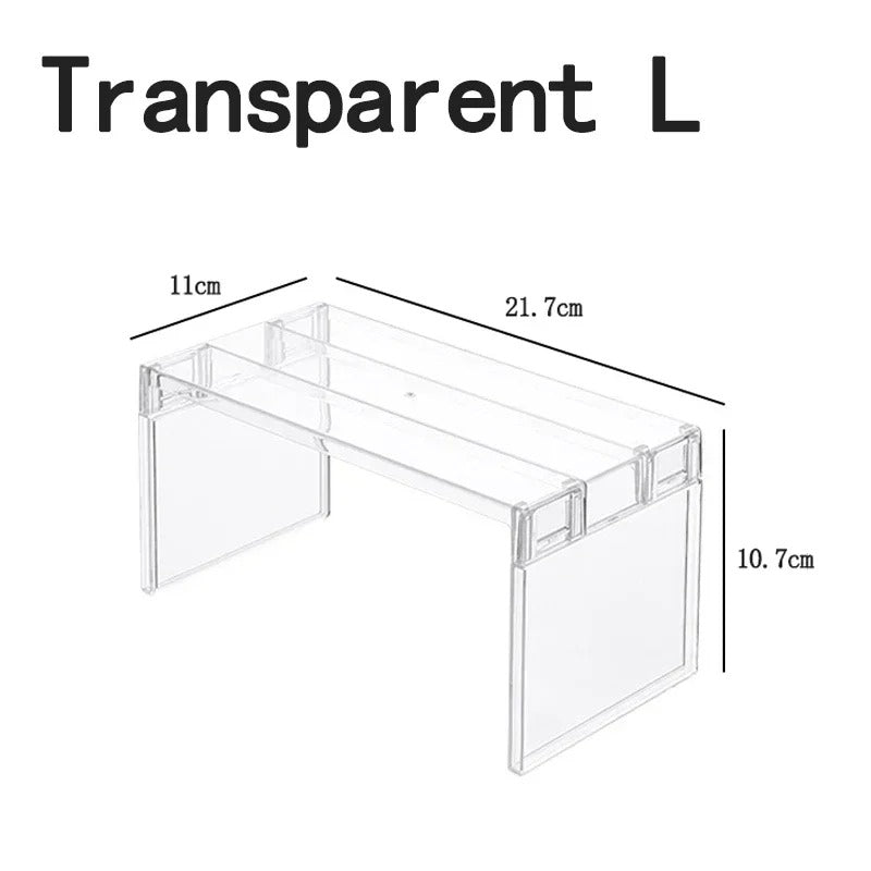 Kitchen Cupboard Organizer Retractable Cabinet Shelf Seasoning Bottle