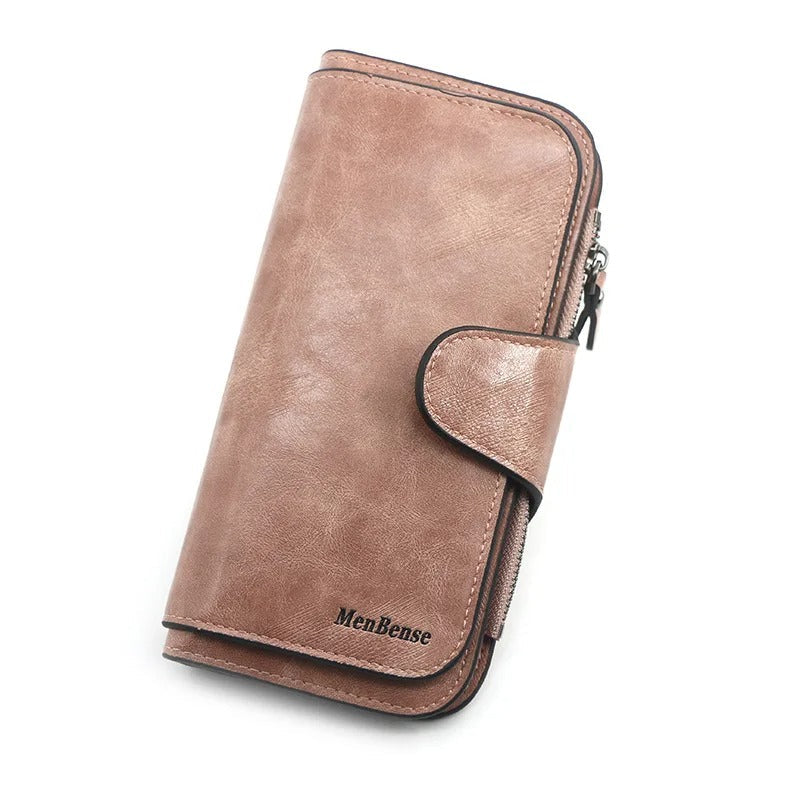 Fashion Wallet Woman Long Clutch PU Leather Hand Bag Large Capacity Card Holder Zipper Coin Purse Money Bag for Ladies