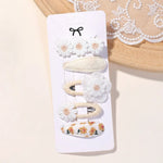 5Pcs BB Clips Set for Children Hair Accessories Sweet Hair bangs