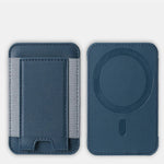 For Magsafe Card Holder Wallet Elastic Leather Pattern Case For iPhone 16 15 12 13 14 17Pro Max S25 Ultra Magnet Phone Bag Cover