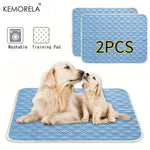 KEMORELA 2PCS Dog Cooling Mat Summer Pet Cold Bed Extra Large For Small Big Dogs Pet Accessories Training Mat Washable Mat