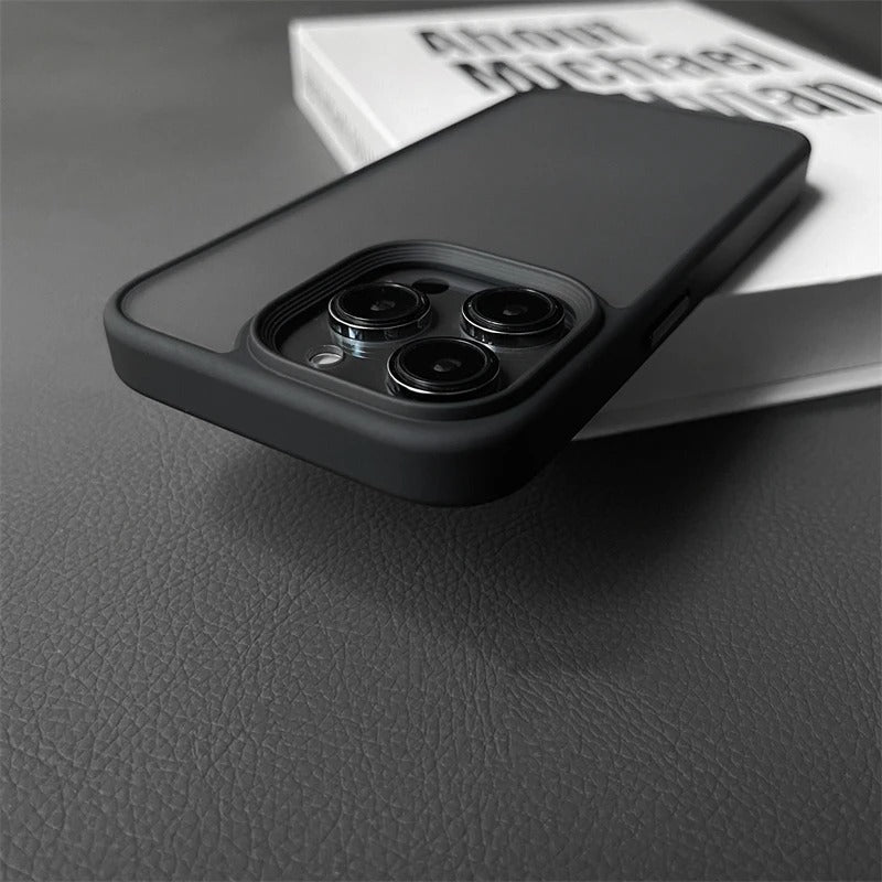 Armor Shockproof Hybrid Case for iPhone 18 17 15 16 Pro Max Matte Back Cover On Coque Iphone17Pro Screen Protective Bumper Shell