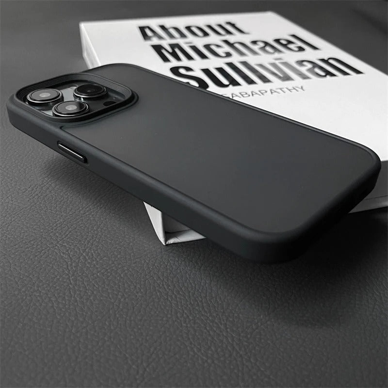 Armor Shockproof Hybrid Case for iPhone 18 17 15 16 Pro Max Matte Back Cover On Coque Iphone17Pro Screen Protective Bumper Shell