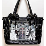New Japanese Cute Sweet Ribbon Ita Bag Lolita Girls Transparent Handbags Fashion Large Capacity Tote Bag Aesthetic Shoulder Bags