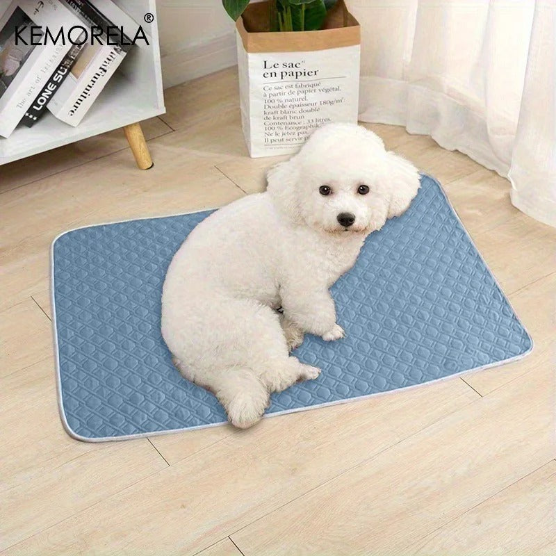 KEMORELA 2PCS Dog Cooling Mat Summer Pet Cold Bed Extra Large For Small Big Dogs Pet Accessories Training Mat Washable Mat