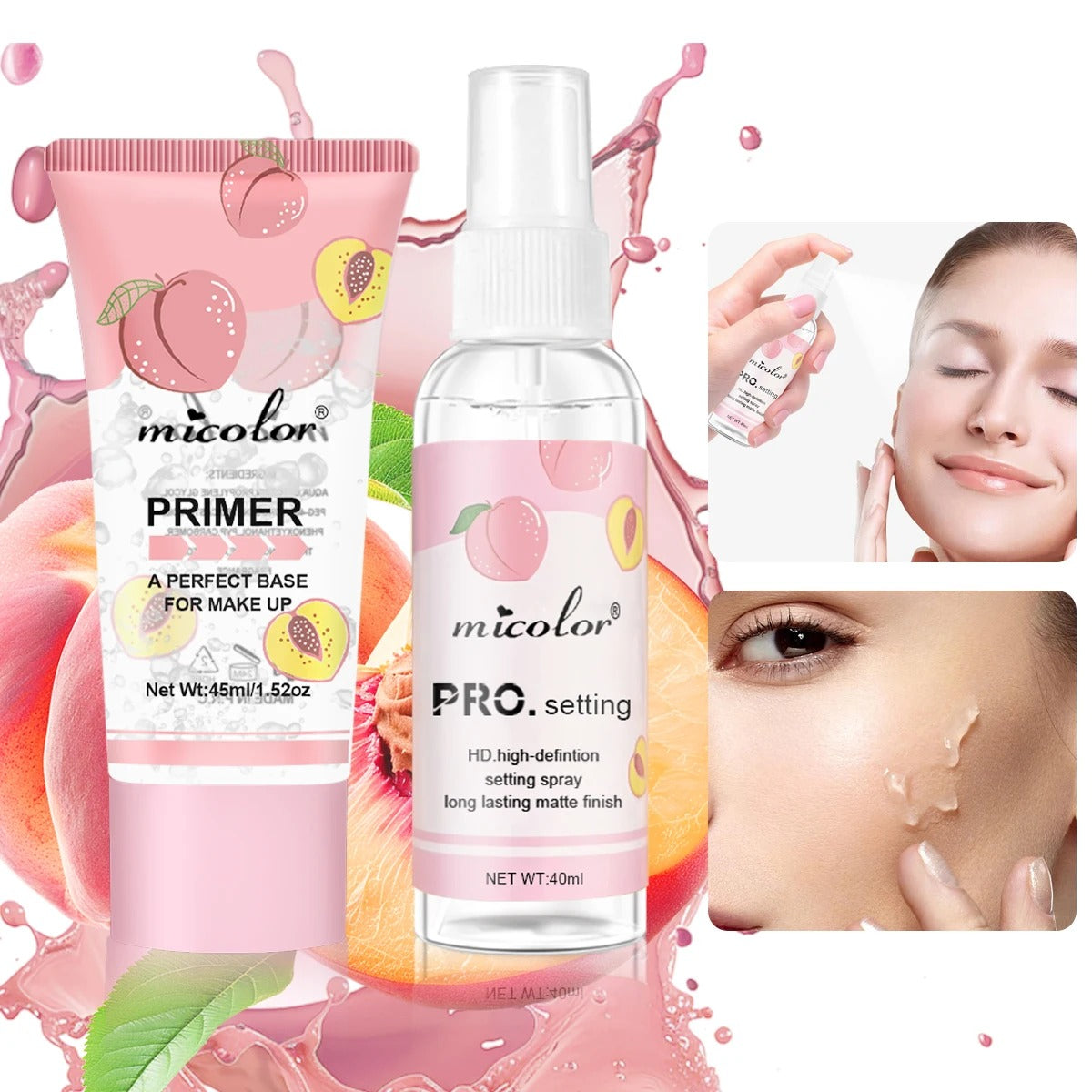 Makeup Set Of Makeup Primer + Setting Spray