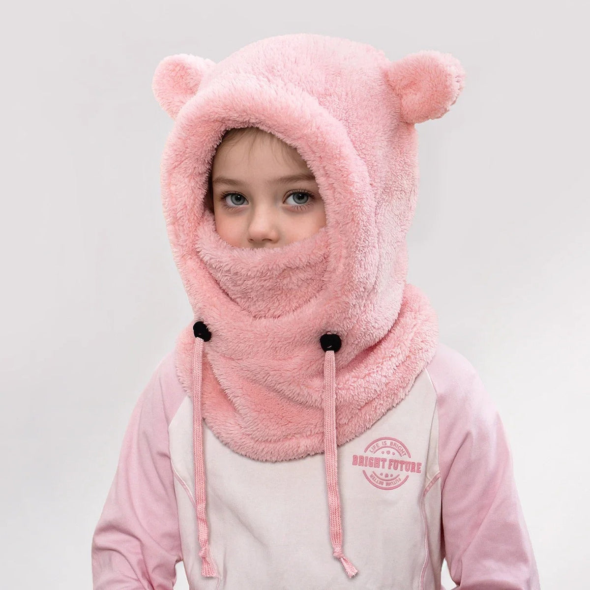 Face Cover Helmet Cap For Children Cold-proof Warm Balaclava