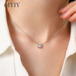 OIYIY 1-3ct Moissanite Necklace 925 Sterling Silver D VVS1 GRA Certified Lab Grown Diamond Luxury Fine Jewelry Wedding Gift