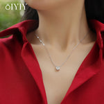 OIYIY 1-3ct Moissanite Necklace 925 Sterling Silver D VVS1 GRA Certified Lab Grown Diamond Luxury Fine Jewelry Wedding Gift