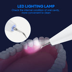 Electric Ultrasonic Dental Cleaner Teeth Whitening Calculus Removal Irrigator Teeth Plaque Stone Removal Tartar Eliminator