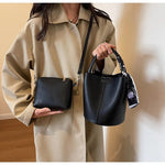 Hot Selling Simplicity High-end Women's Crossbody Bag PU Material Versatile Bucket Bag Fashion Handbag Commuting