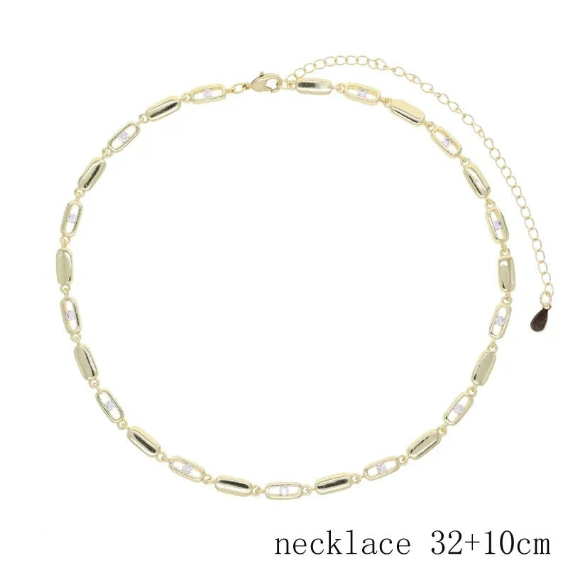 High Quality Geometric 5A CZ Tennis Chain Luxury Long Y Lariat Necklace For Women Fashion Rectangle Charm Choker Jewelry 2026