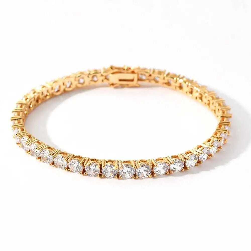 D VVS1 Moissanite Tennis Bracelet Original s925 Sterling Silver Plated 18k White Gold with GRA Necklace for Women Man