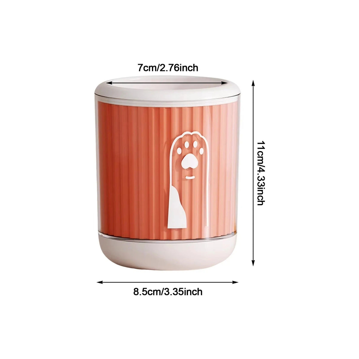 Manual Pet Foot-washing Cup Removable Liner TPR Soft Brush Dogs Cats Paw Cleaner Daily Paw Care Cleaning Tool Pets Accessories